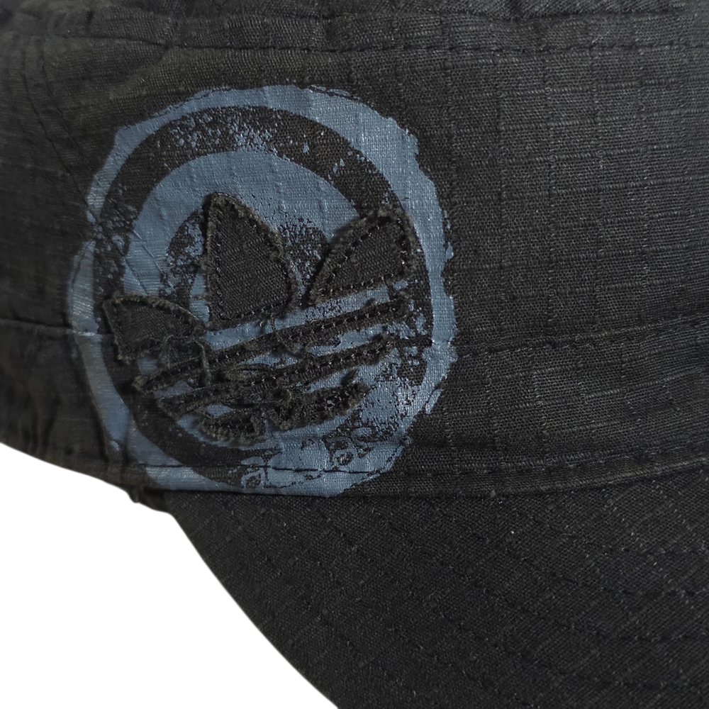 Adidas Vintage 2002 Trefoil Ripstop Military Cadet Cap Men's LG\XL - Picture 5 of 10
